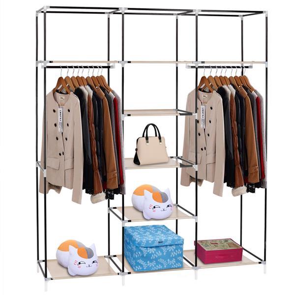 Non Woven Wardrobe With 5 Layers And 9 Compartments