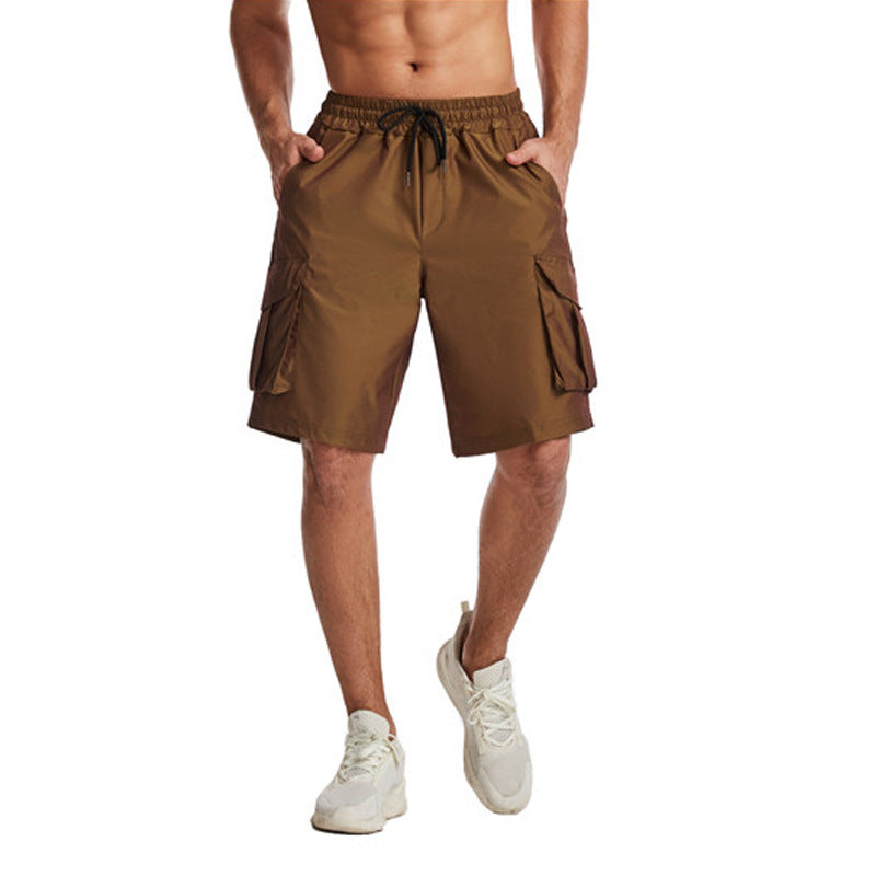 Fashion Work Clothes Fifth Pants Men's Unique Gradient