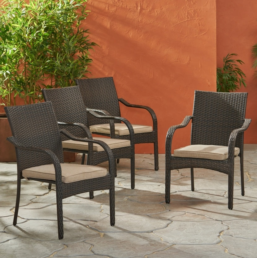STACKING CHAIRS 4 Pcs