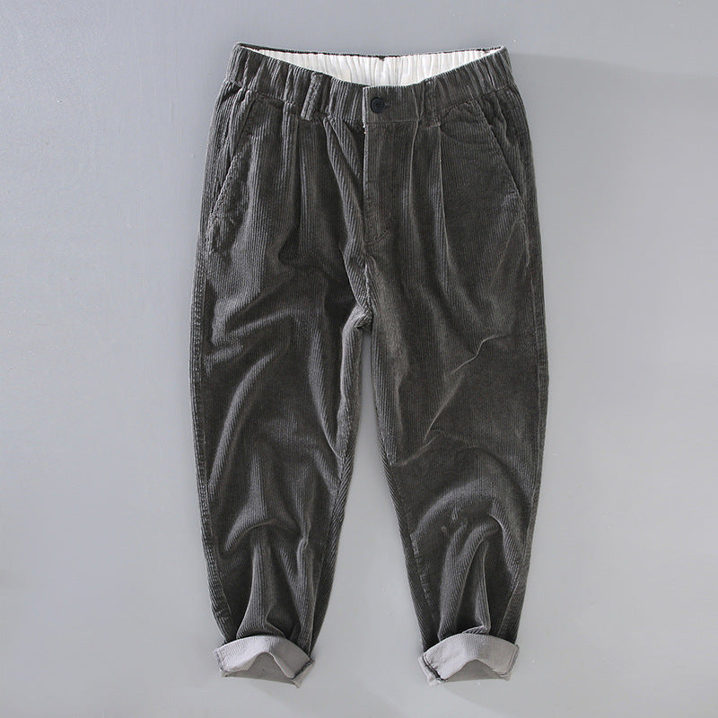 Fashion New Corduroy Loose Casual Pants Men