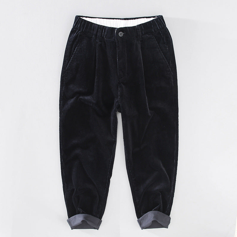 Fashion New Corduroy Loose Casual Pants Men