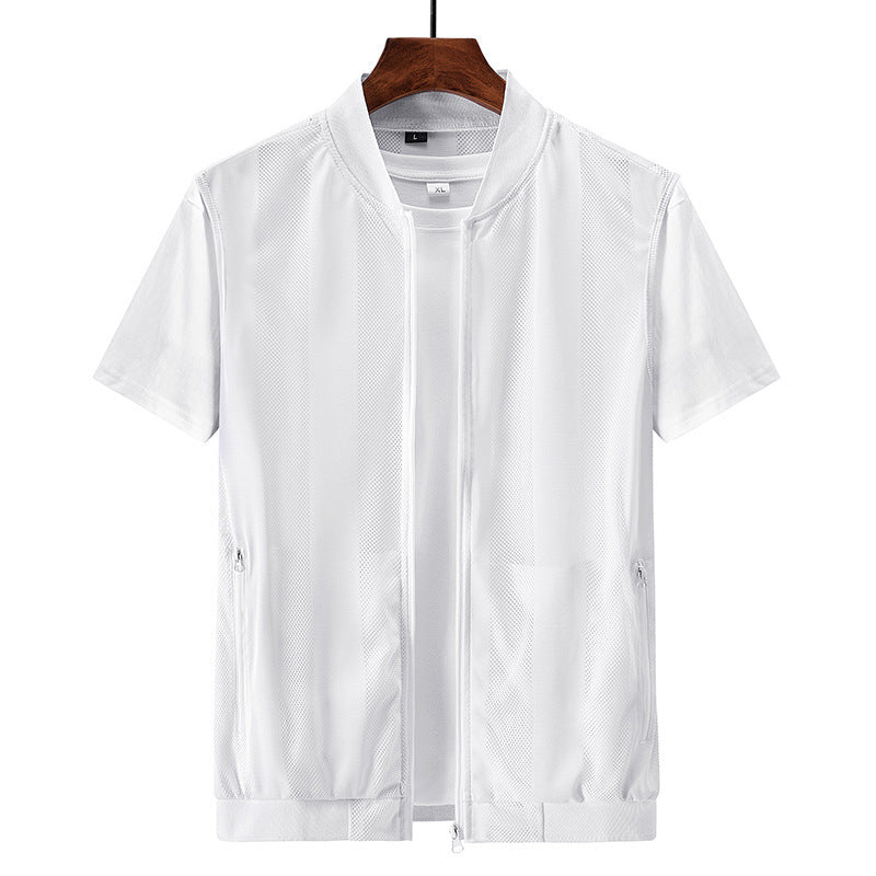 Men's Waistcoat Sleeveless Waistcoat Sports Thin Vest