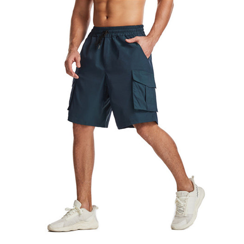 Fashion Work Clothes Fifth Pants Men's Unique Gradient