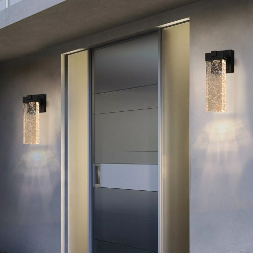 Outdoor Waterproof Transparent LED Crystal Wall Light Supports Many Types Of Bulb-2 Packs With Light Sensitivity Unavailable Platforms- Temu