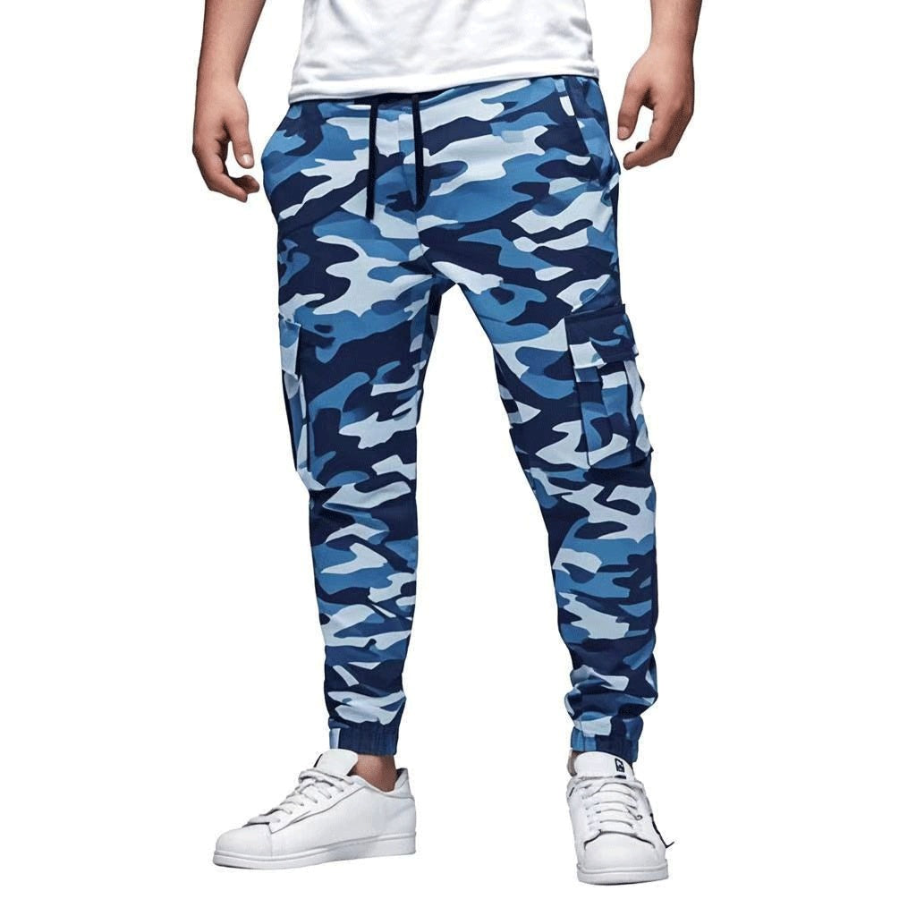 Men's Multi-pocket Drawstring Leisure Japanese Overalls