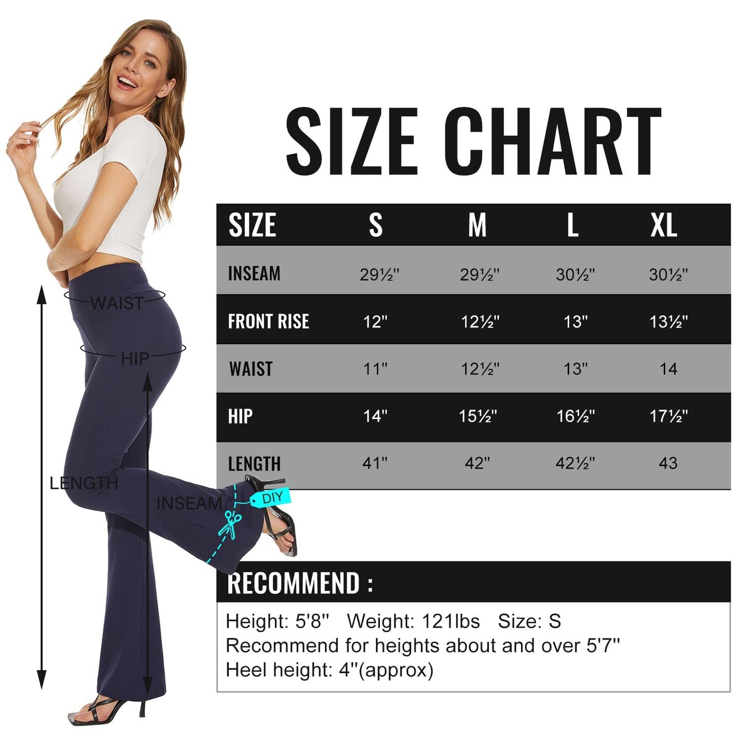 Palazzo Print Flare Leggings, Women's Boho Wide Leg Yoga Pants Flare Leggings For Women