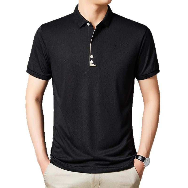 Men's Young And Middle-aged Business Casual Breathable Short Sleeve