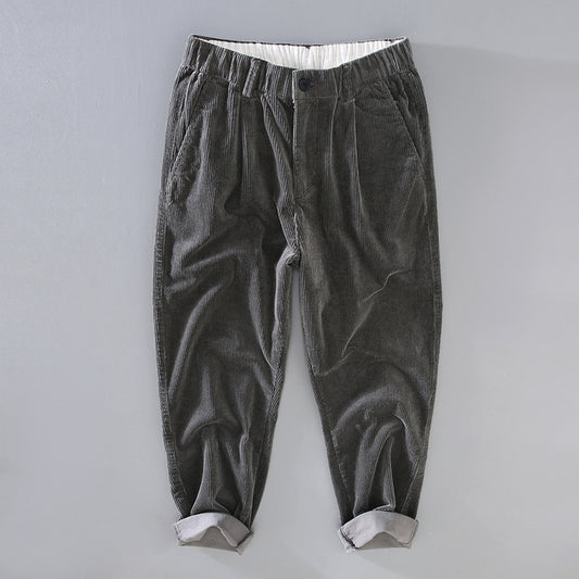 Fashion New Corduroy Loose Casual Pants Men