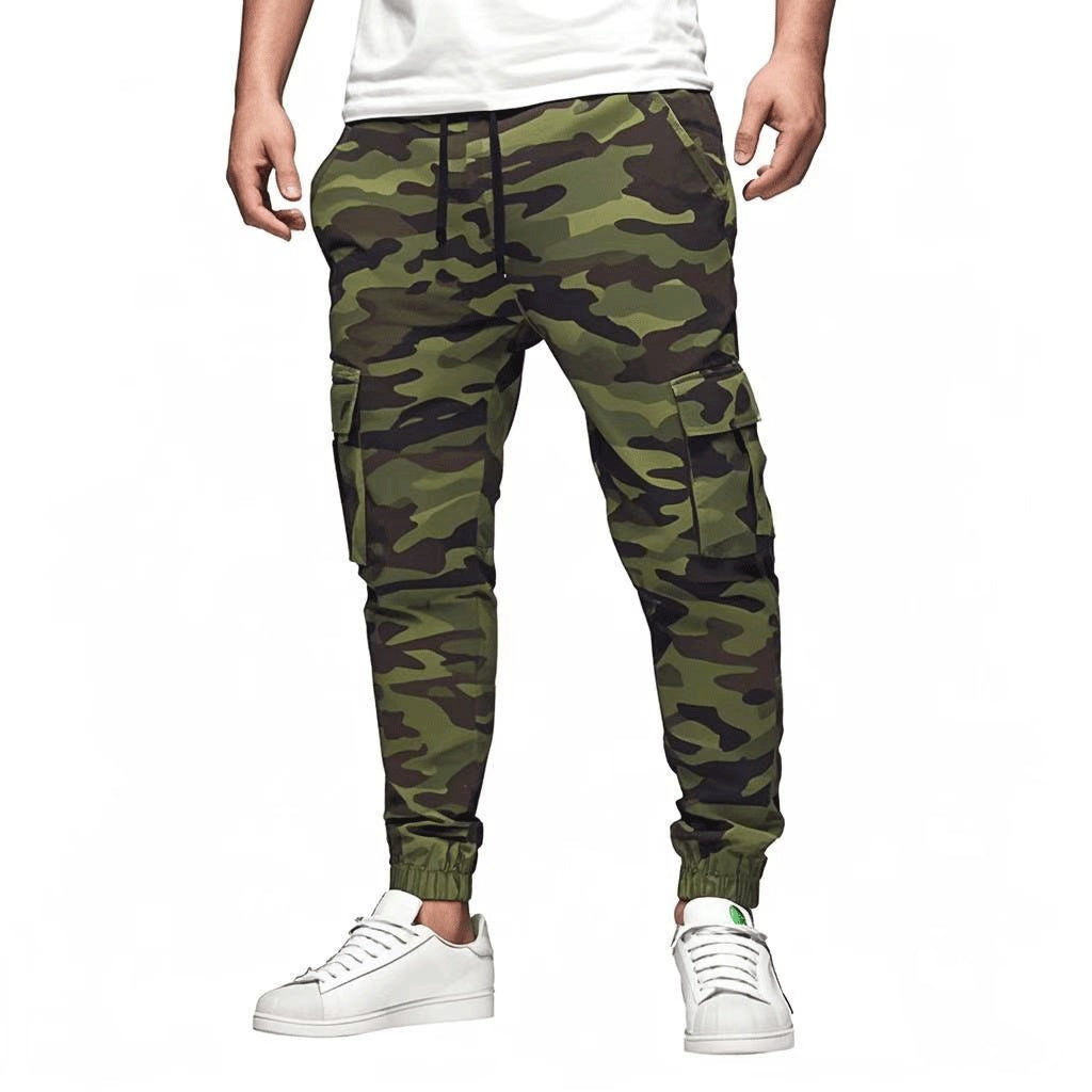 Men's Multi-pocket Drawstring Leisure Japanese Overalls